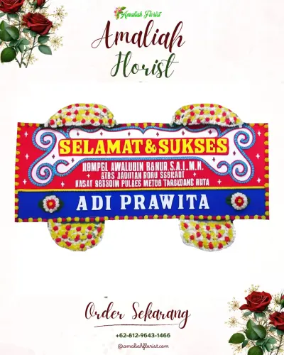 Karangan Bunga Ucapan Selamat di Maitara